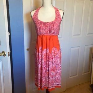 Tiana B. Summer halter dress. Size M.